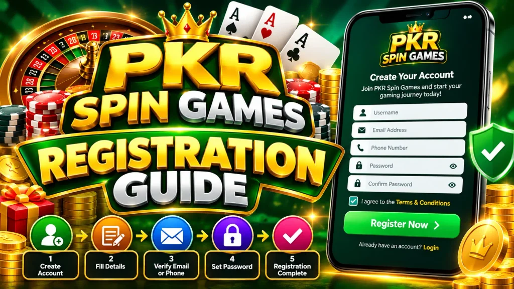 PKR Spin Games Registration Guide