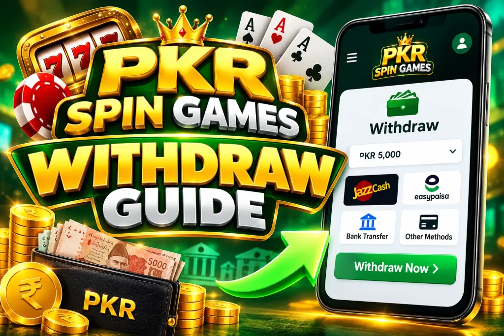 PKR Spin Games Withdraw Guide